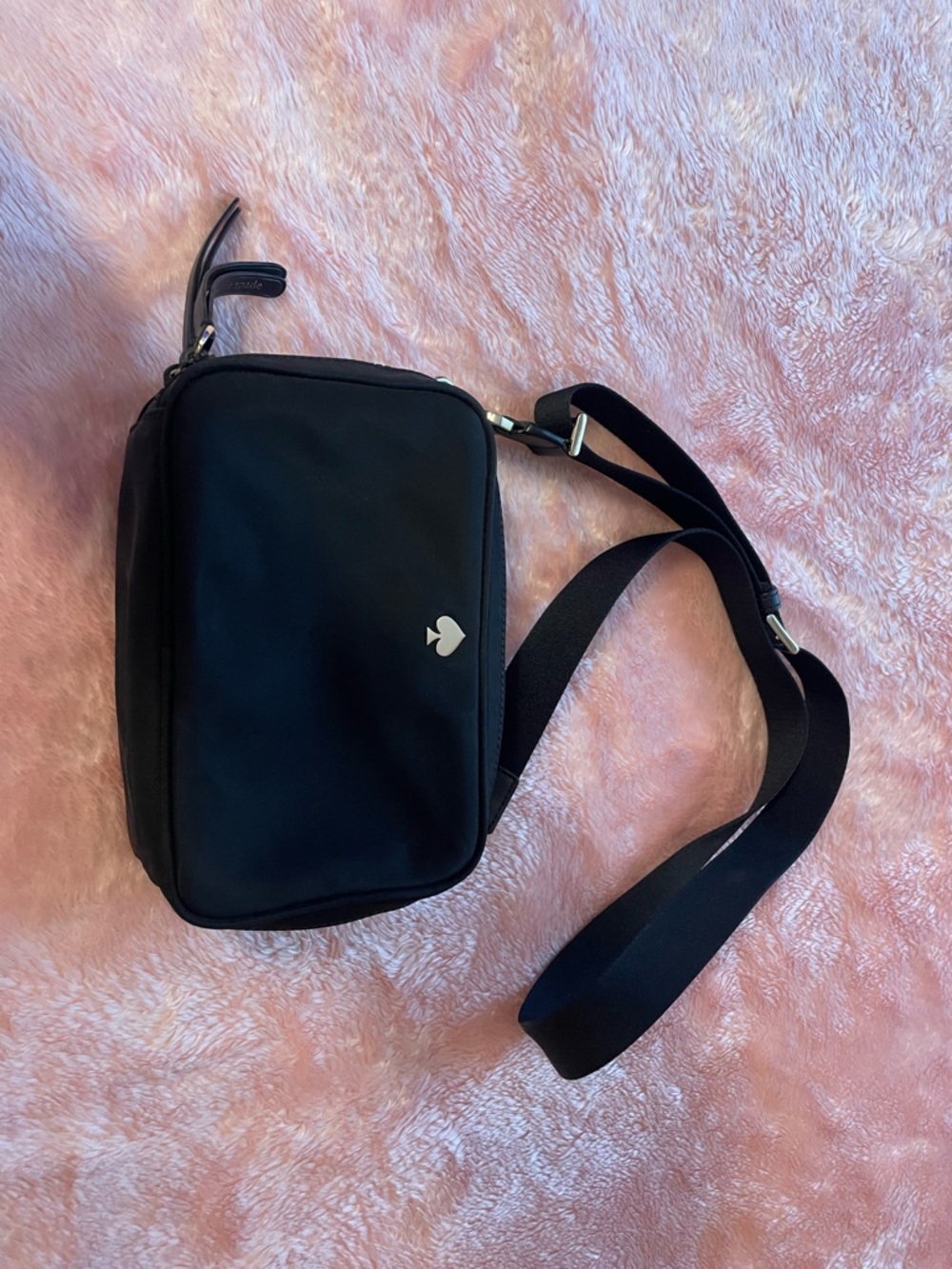 kate spade Black Crossbody Bag with Adjustable Strap
